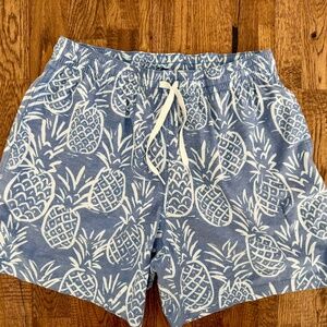 New Chubbies The Thigh-Napples Pineapple Swim Trunks 5.5" Inseam Men's Size L
